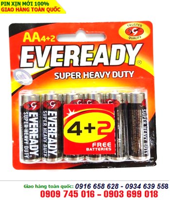Pin AA Eveready 1215-BP6 Heavy Duty 1.5V chính hãng Eveready